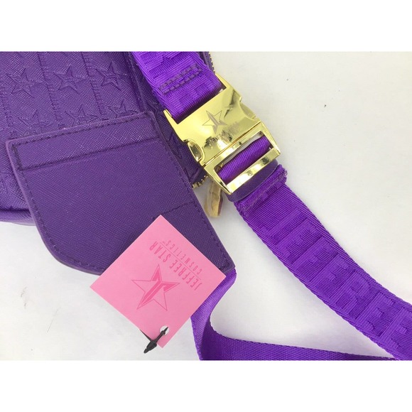 Jeffree Star PURPLE Crossbody or Belts Bag New size 10X7 - Picture 6 of 13